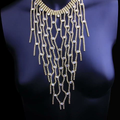 Colar toda em Strass para Casamento, Colar Angel Gargantinha de Strass. - Clube das Coisas - Tudo para Você ficar mais Linda e Sexy