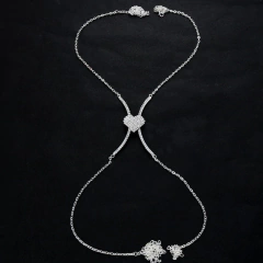 Corrente para corpo de Coração Jóias Sexy Colar Corpo Body Chain. - loja online