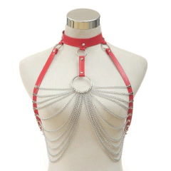 Sutiã Erótico de Couro e Chicote de Fios, Bondage para Mulheres. - loja online