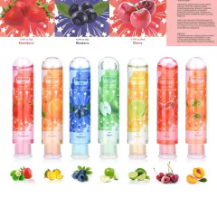 Lubrificante Sexual Comestível à Base de Água, 25ml/60ml/80ml, Pêssego/Cereja. na internet