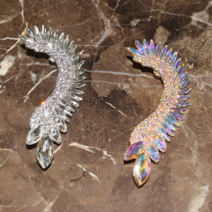 Brinco Estilo Piercing com Cristal de Strass Elegante Madison. - comprar online