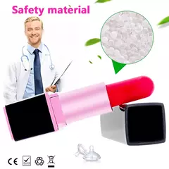 Mini Vibrador em Forma de Batom com 10 Velocidades, Vibrador Recarregável. - Clube das Coisas - Tudo para Você ficar mais Linda e Sexy