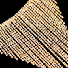 Colar com Fios em Strass para Casamento, Colar Megui Gargantinha de Strass. - loja online