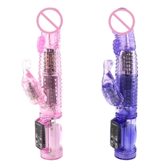 Vibrador Rabbit, Dildo Masturbador com 12 Velocidades, e Massageado de Clitóris e do Ponto G, Brinquedo Adulto. - comprar online