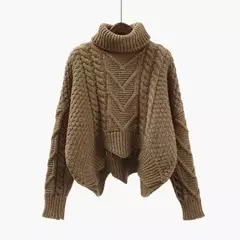 Blusa de Malha Greta com Gola Alta, Coleção de Inverno. - loja online