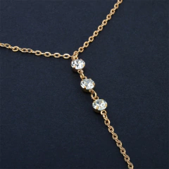 Colar Ivy para Decote Costas Nuas com Strass, Colar Body Chain para Costas. - comprar online