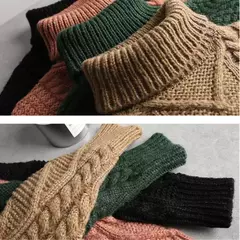 Imagem do Blusa de Malha Greta com Gola Alta, Coleção de Inverno.