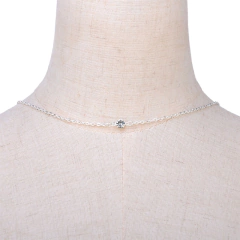 Colar Ivy para Decote Costas Nuas com Strass, Colar Body Chain para Costas. - Clube das Coisas - Tudo para Você ficar mais Linda e Sexy