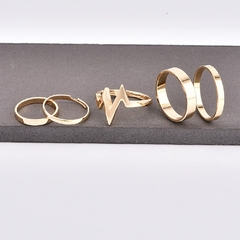 Conjunto de Anéis Lisos Super Tendência, Kit de Anéis Blogueirinhas. na internet
