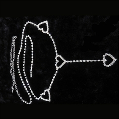 Corrente de Cintura Body Chain Sexy Delicado com Strass , Joia para o Corpo Gracy. - comprar online