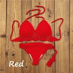 Biquíni de crochê, Biquíni sexy, Biquíni Elegante de Crochê, Moda Praia.