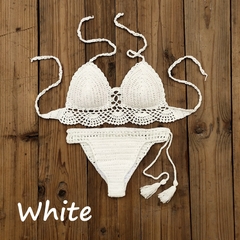 Biquíni de crochê, Biquíni sexy, Biquíni Elegante de Crochê, Moda Praia. na internet