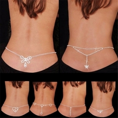 Corrente de Cintura Body Chain Sexy Delicado com Strass , Joia para o Corpo Gracy.