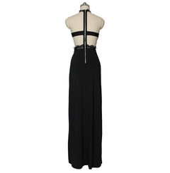 Vestido Sexy com Fenda Profunda, Vestido Longo Elegante com Detalhes em Renda. - loja online