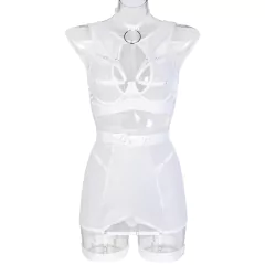 Lingerie Sexy com 5 peças Transparente Melody. - loja online