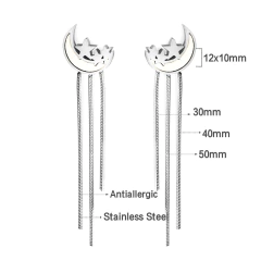 Brinco com Fios Longos elegantes. - loja online