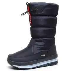 Bota Feminina de neve com Interior em pelúcia grossa de luxo impermeáveis - comprar online