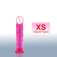 Imagem do Vibrador Realista com Ventosa, Mini Vibrador Vaginal e Anal.