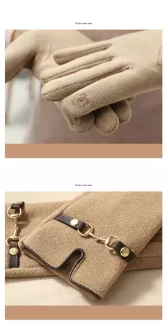 Imagem do Luva feminina de Inverno Vintage Touch Screen Hanna.
