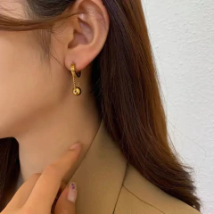 Brinco Gota de Strass, Brinco de Strass Edyth.