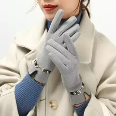 Luva feminina de Inverno Vintage Touch Screen Hanna. - Clube das Coisas - Tudo para Você ficar mais Linda e Sexy