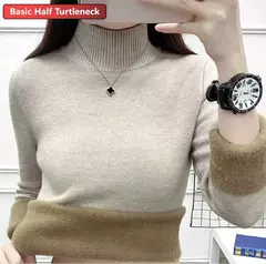 Blusas casuais Gola alta de lã, Blusa de lã para o inverno, Coleção inverno. - Clube das Coisas - Tudo para Você ficar mais Linda e Sexy