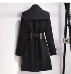 Casaco Europeu de Lã com Cinto Elegante Kelle. - Clube das Coisas - Tudo para Você ficar mais Linda e Sexy