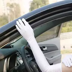 Luva Longa de Cetim Sensual Confortável