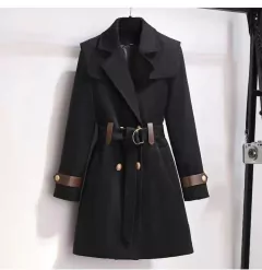 Casaco Europeu de Lã com Cinto Elegante Kelle. - Clube das Coisas - Tudo para Você ficar mais Linda e Sexy