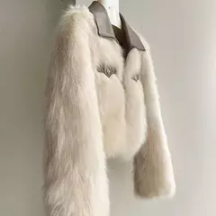 Casaco de Pelo Quente e Elegante Amanda - comprar online