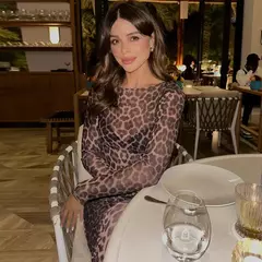 Vestido Longo Leopardo com Transparência Ruby - Clube das Coisas - Tudo para Você ficar mais Linda e Sexy