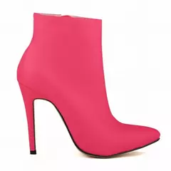 Imagem do Bota Feminina Cano Curto de Salto Alto Fino Mary