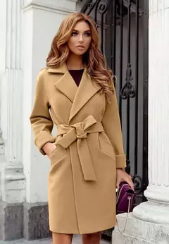 Casaco de Lã Elegante Longo Milla. - comprar online