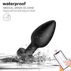 Plugue Anal Vibratório com Controle Remoto Sem Fio, Brinquedos Eróticos sexual. na internet