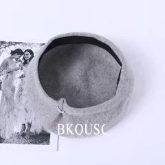 Boina Touca de lã feminina elegante Maidson.