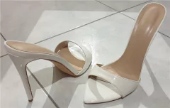 Sandália Peep Toe Salto Alto Fino Elegante Amélia - Clube das Coisas - Tudo para Você ficar mais Linda e Sexy
