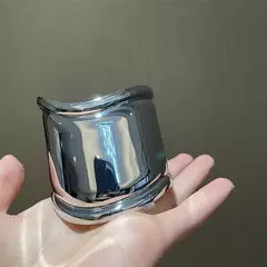 Pulseira de Luxo Tiffany de Designer Assimétrico Aberta Larga. na internet