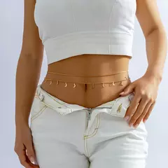 Corrente de Cintura Body Chain Sexy Euka.