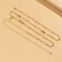 Imagem do Corrente de Cintura Body Chain Sexy Bolinhas Dupla Esteffany.