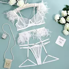 Imagem do Conjunto de Lingerie de Renda Sensual, Lingerie Erótica, Lingerie Sexy.