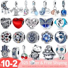 Berloques para Pulseira Pandora de Prata 925, Pingentes e Separadores.