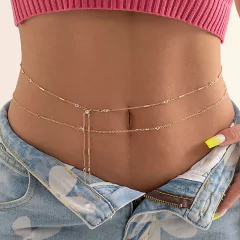 Colar Nancy de Cintura, Jóias Sexy para Cintura, Body Chain Sexy de Cintura. na internet