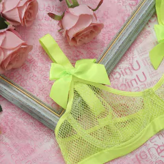 Lingerie Sexy Neon, Lingerie Erótica, Lingerie Linda Com Meias e Laços Milla. - Clube das Coisas - Tudo para Você ficar mais Linda e Sexy