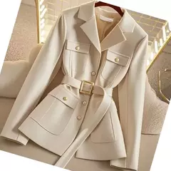 Casaco Elegante Moda Britânica Forrado Confortavel e Quente Único - loja online