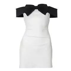 Imagem do Vestido curto Estilo Europeu Tomara que caia Louise