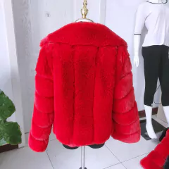 Casaco de Pele de Raposa Elegante e Quente Hilary. - Clube das Coisas - Tudo para Você ficar mais Linda e Sexy