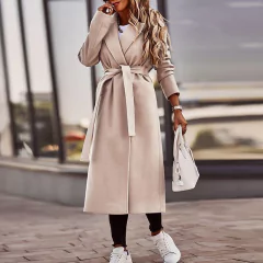 Sobretudo Estilo Europeu Adelle para Inverno, Sobretudo Chic Europeu. - loja online