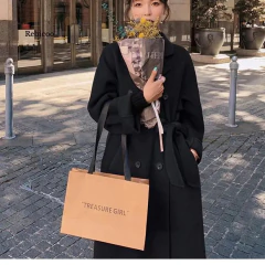 Sobretudo Mega Longo Lã Grossa Moderno e Atual Greice. - comprar online