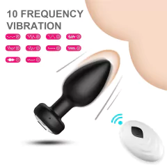 Imagem do Plugue Anal Vibratório com Controle Remoto Sem Fio, Brinquedos Eróticos sexual.