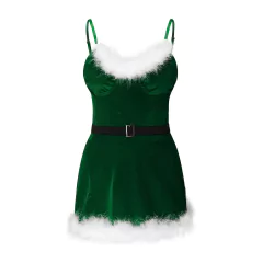 Fantasia Sexy de Natal Mamãe Noel Vestidinho Vermelho - Clube das Coisas - Tudo para Você ficar mais Linda e Sexy